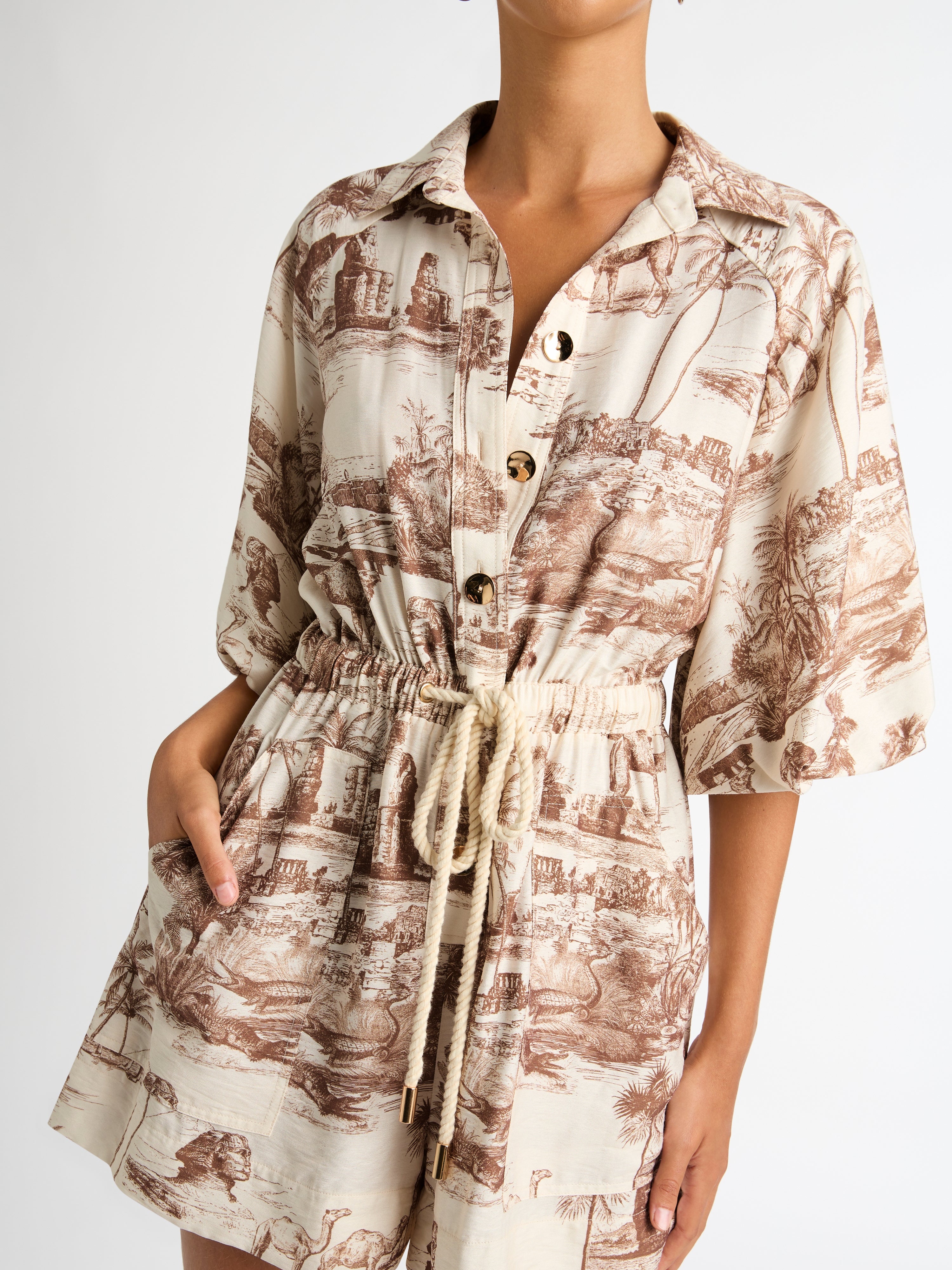 Oasis 2024 floral playsuit