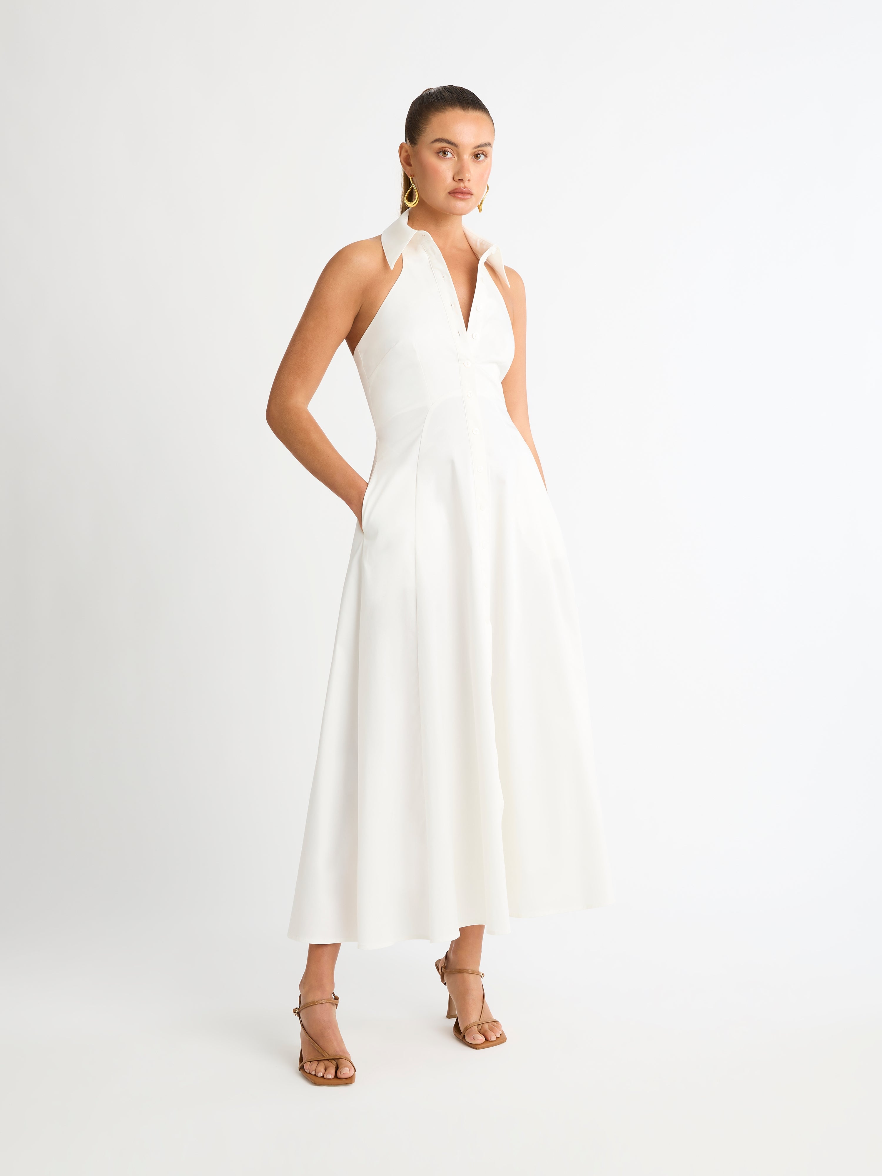 Chic me white on sale dresses