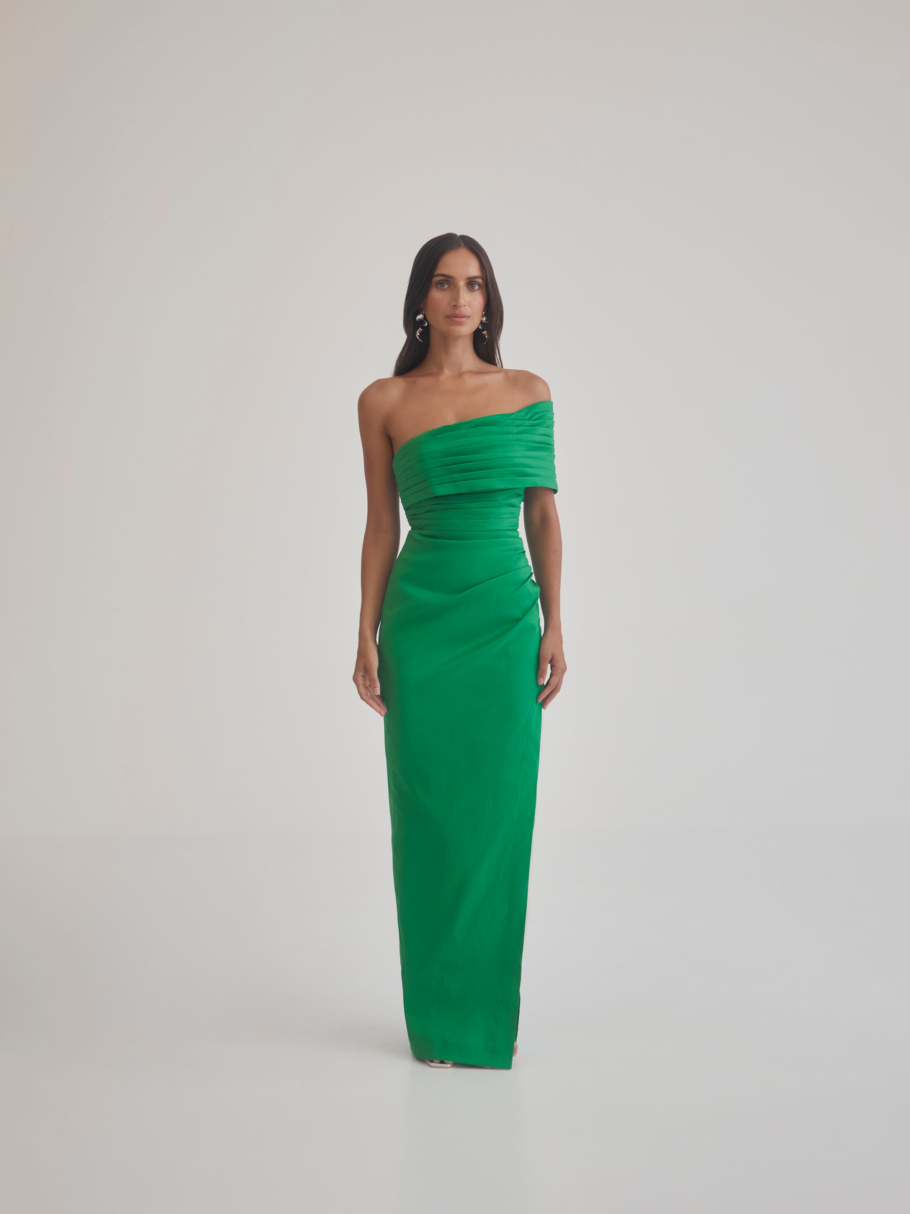 Giselle Gown Jade Green Evening Dress SHEIKE