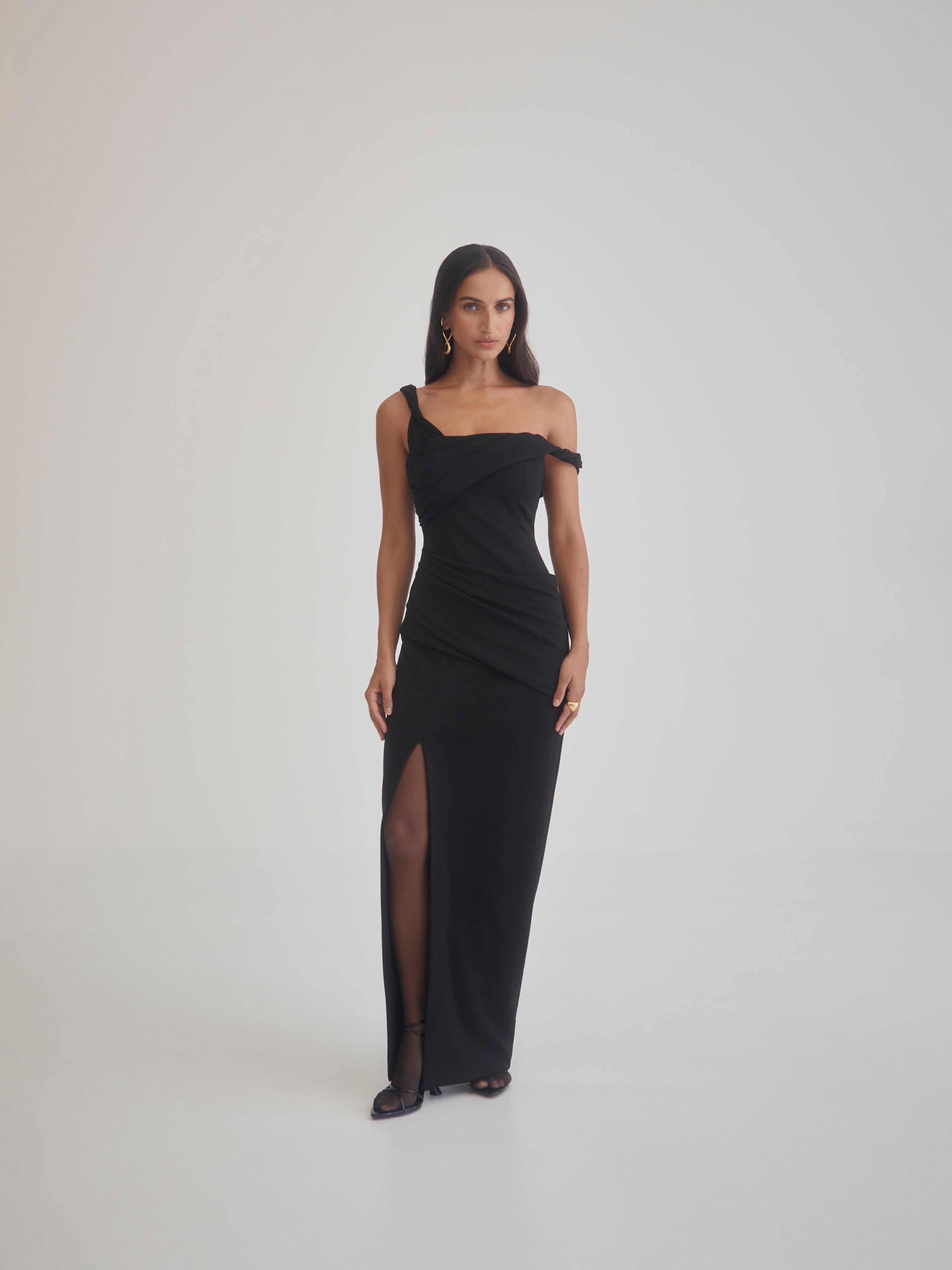 Reflections Gown Black Evening Dress SHEIKE