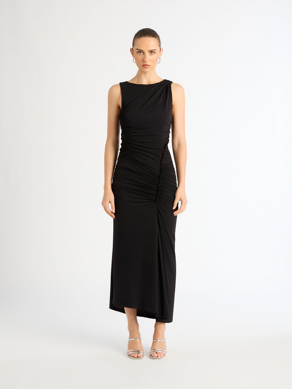 TRUTH OR DARE MAXI DRESS FRONT IMAGE