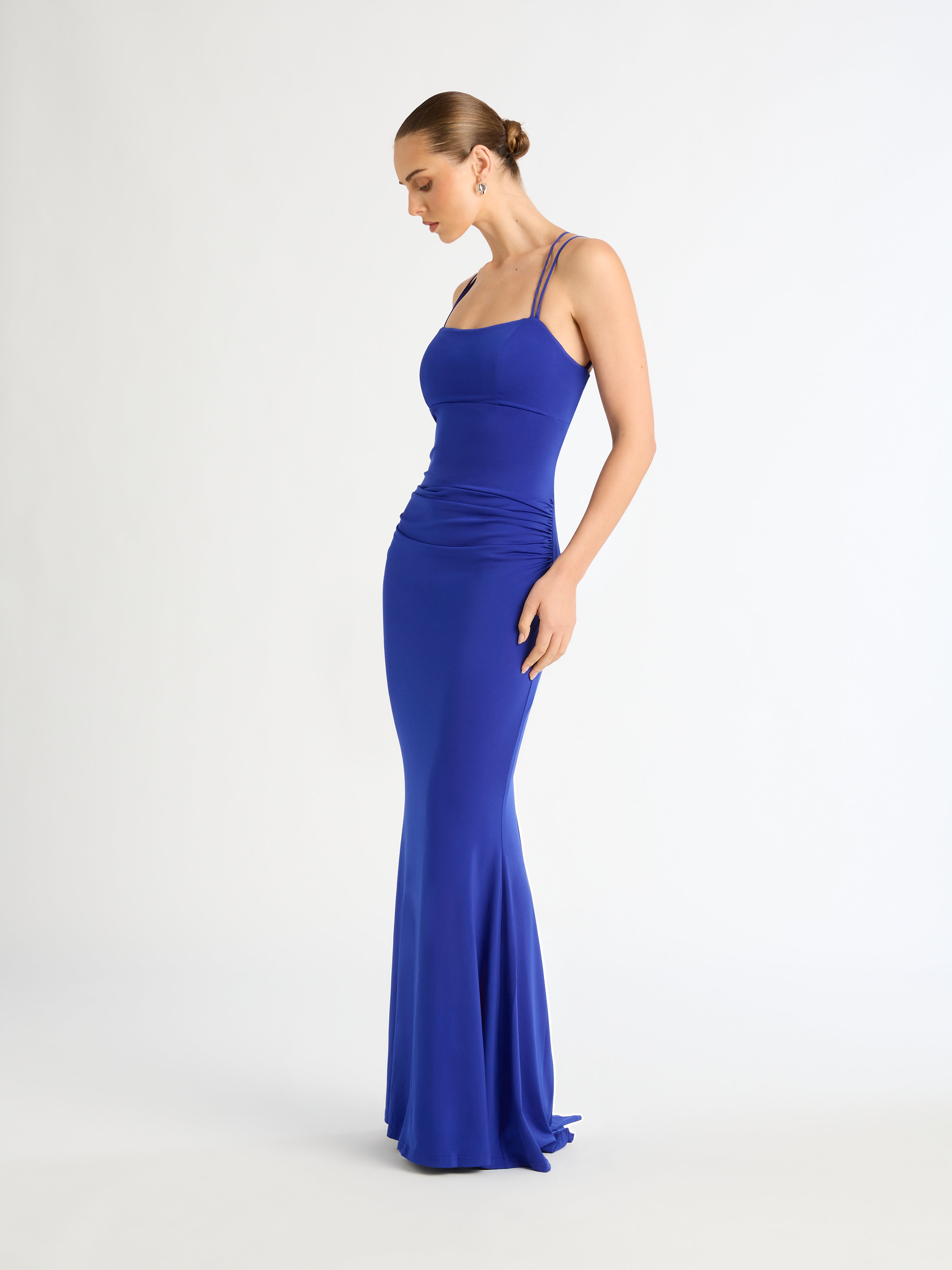 Cobalt maxi dress sales