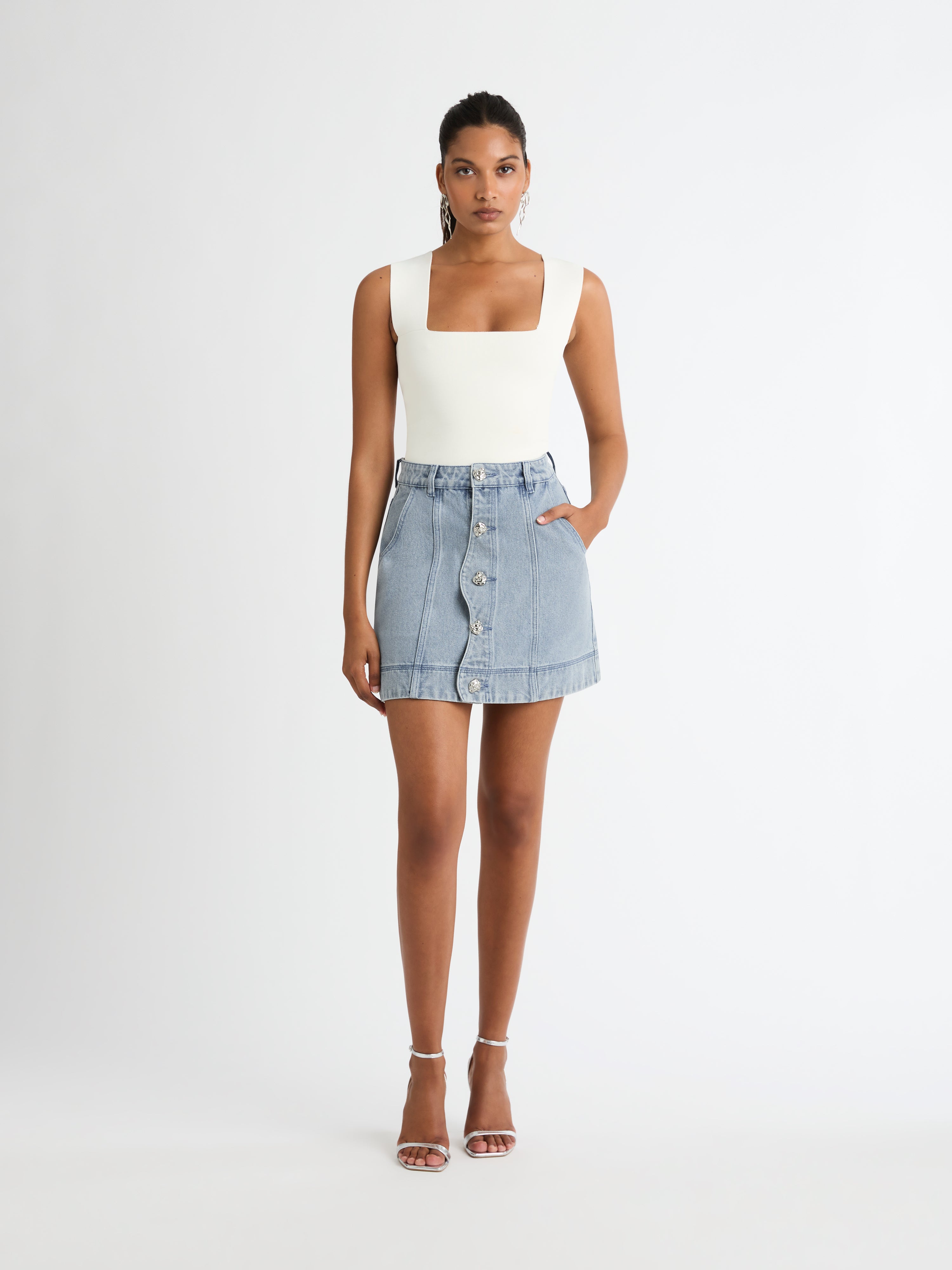 Jean skirt size 8 sale