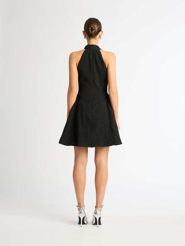 WREN MINI DRESS IN BLACK BACK IMAGE