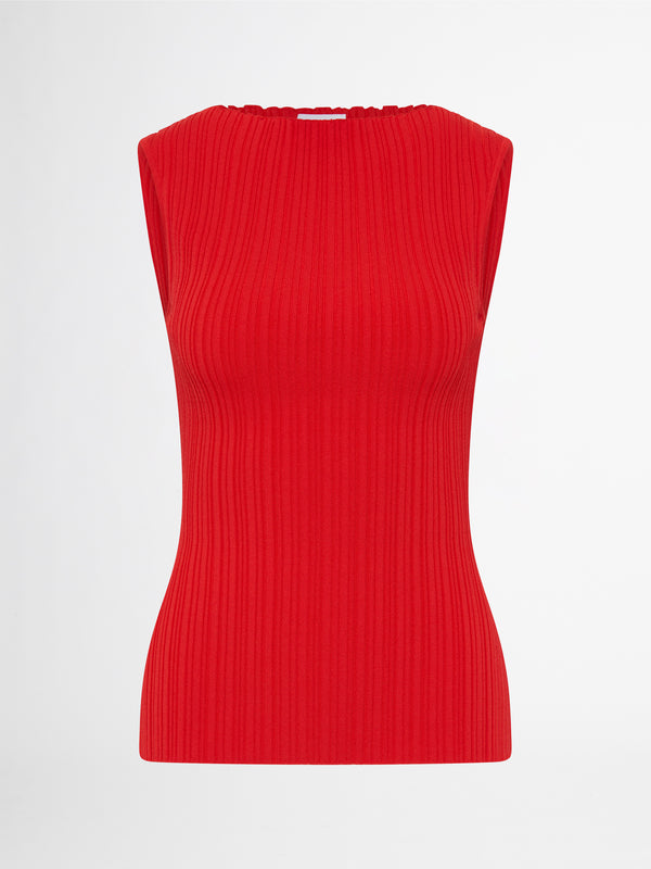 SHEIKE Byron Knit Top Red 1006782 Ghost