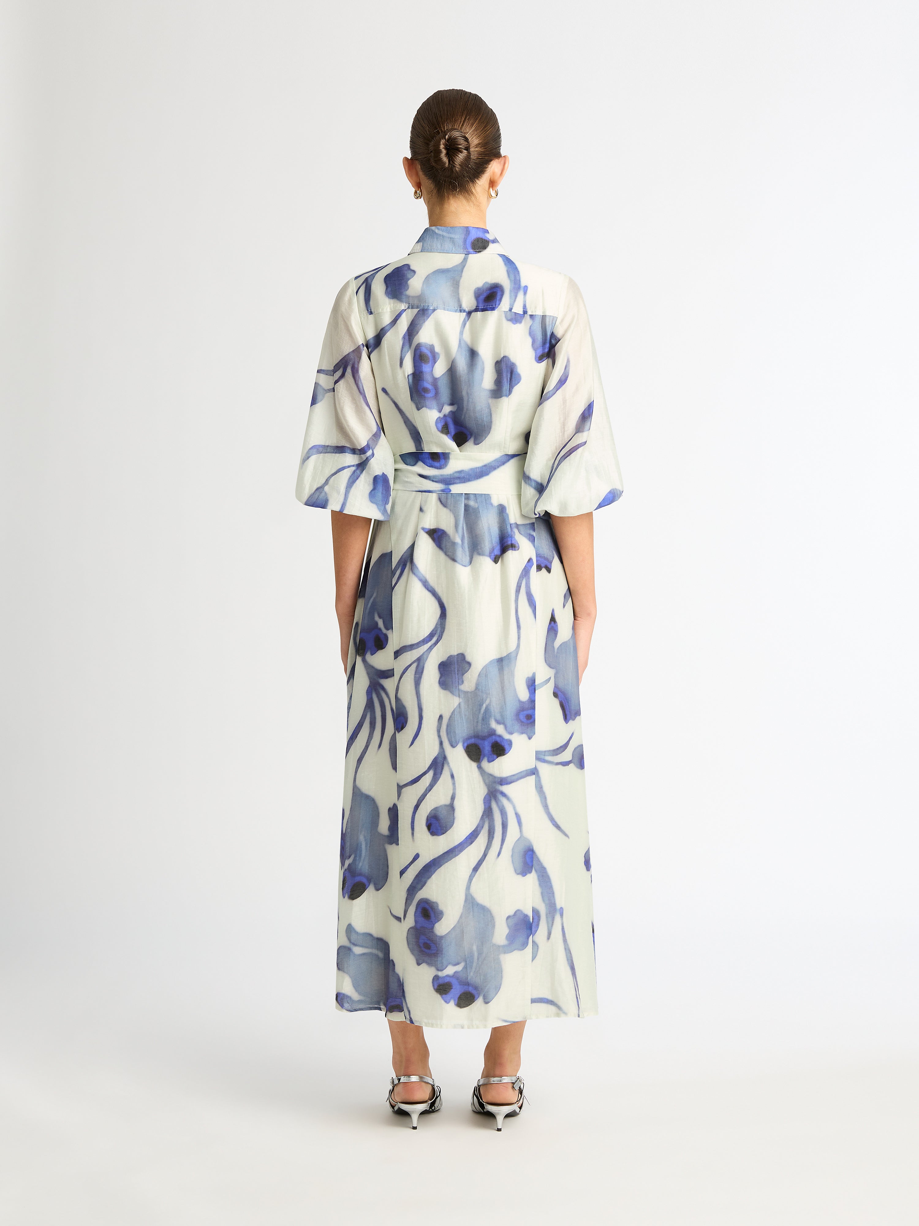 Flower shirt dress sale