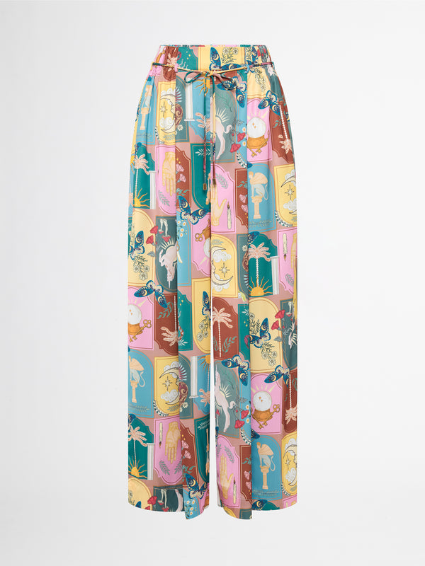 MYSTIC TAROT PANT PRINT GHOST IMAGE