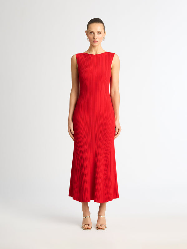 Size8 SHEIKE Byron Knit Dress Red 1006803 Front image