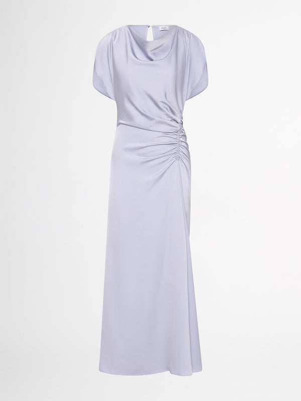 SHEIKE Tully Draped Maxi Dress Silver Blue 1006821 Ghost Image