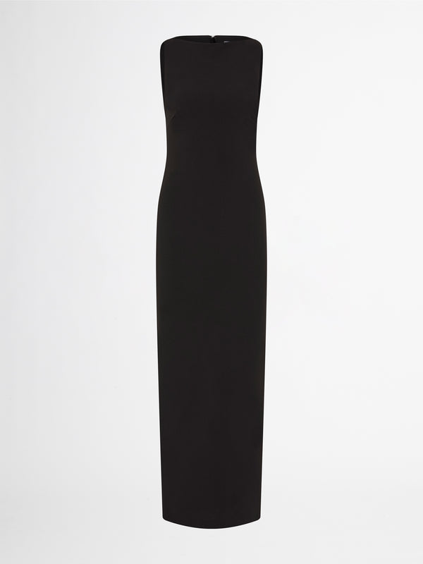 PENELOPE MAXI DRESS BLACK GHOST IMAGE