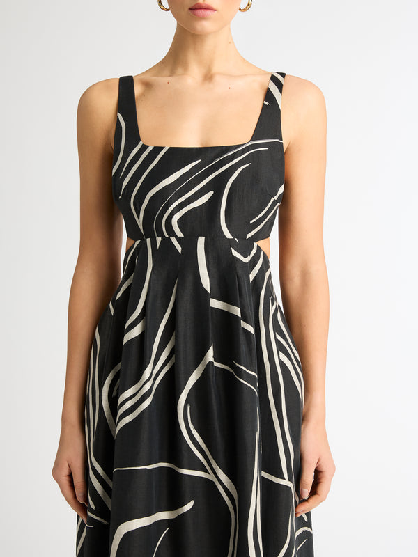 SHEIKE Figure Dancer Midi Dress Print 1006847 Detail Image