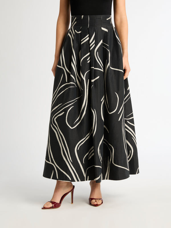 SHEIKE Figure Dancer Maxi Skirt Print 1006848 Detail Image