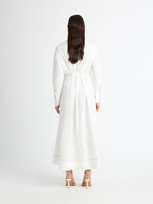 SHEIKE Genevieve Maxi Dress White 1006858 Back Image