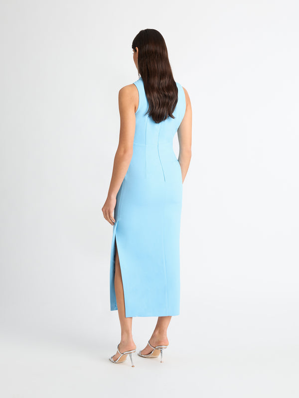 SHEIKE Solar Midi Dress Blue 1006903 Back Image