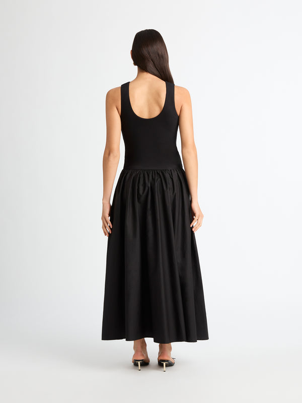 SHEIKE Selena Maxi Dress Black 1006920 Styled Back Image