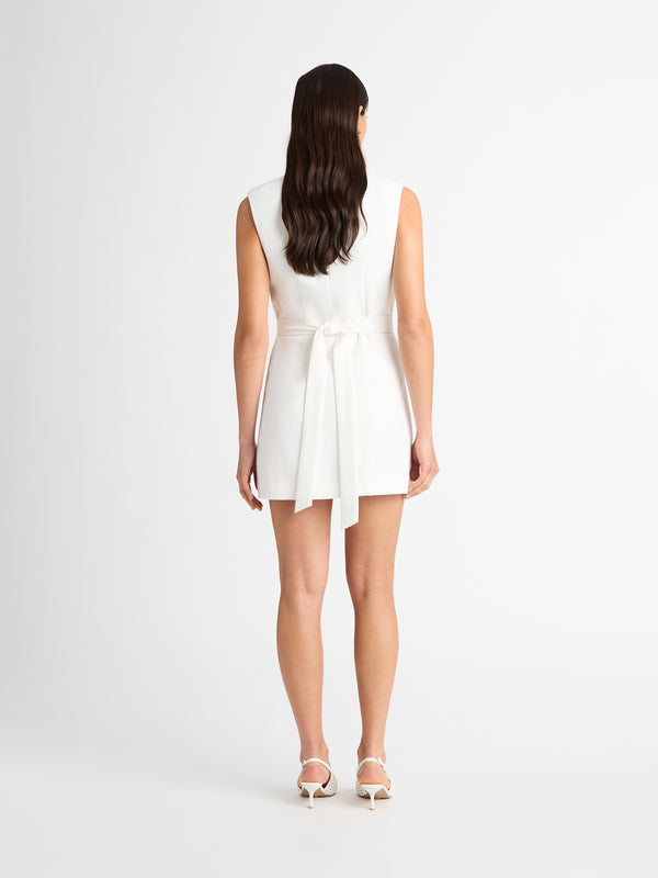 SHEIKE Jessie Mini Dress White 1006926 Back Image