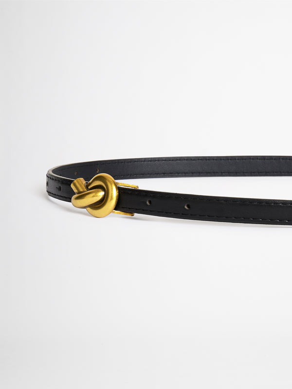 KNOT BELT BLACK DETAIL IMAGE