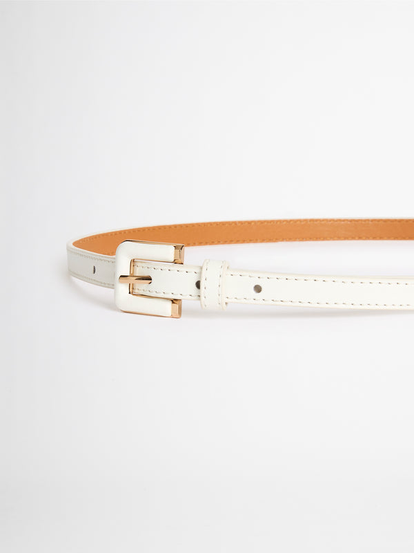 BLAIRE BELT WHITE DETAIL IMAGE