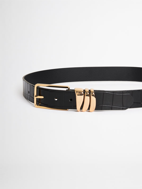 WYNTER BELT BLACK DETAIL IMAGE