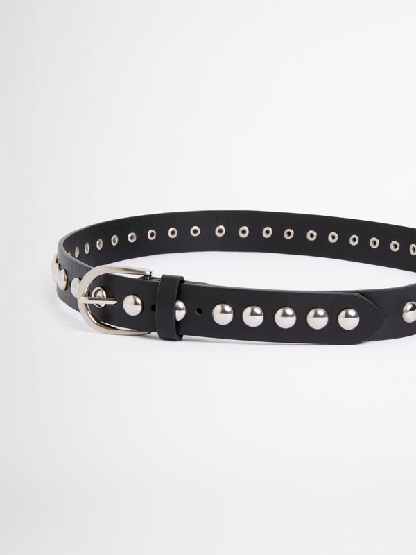 ADRIANNA BELT BLACK DETAIL IMAGE