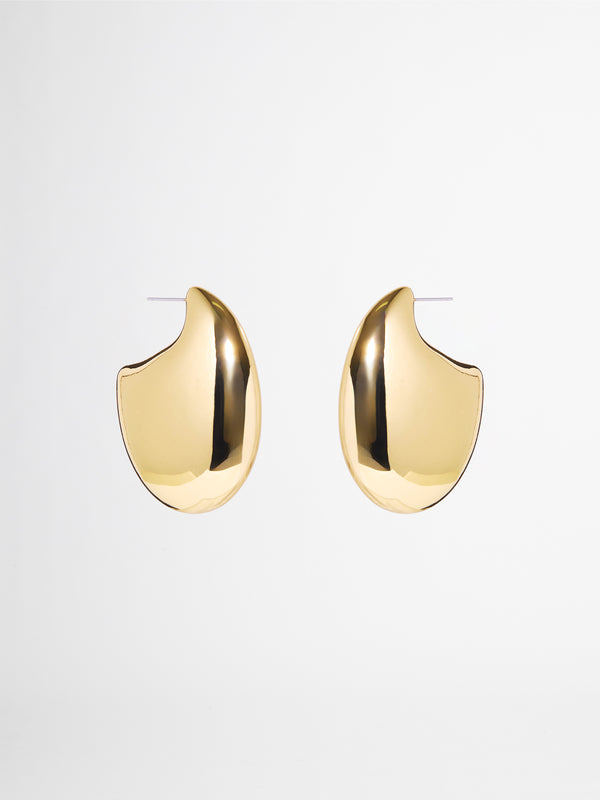 ELIJAH EARRINGS GOLD GHOST IMAGE