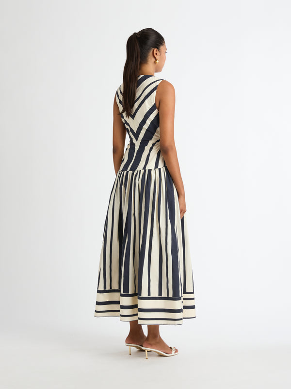 SHEIKE Riviera Stripe Dress Stripe 1006975 Back Image