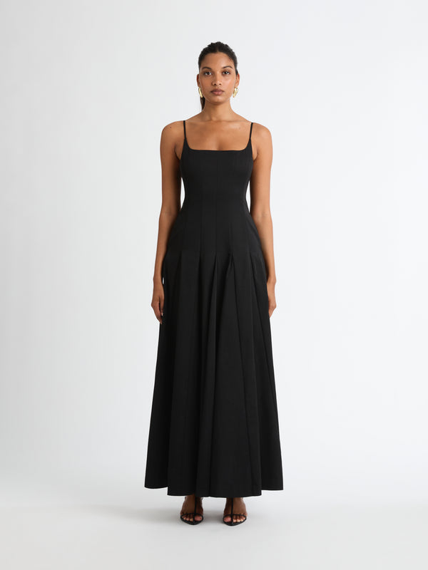 Size8 SHEIKE Alexa Maxi Dress Black 1006978 Front Image