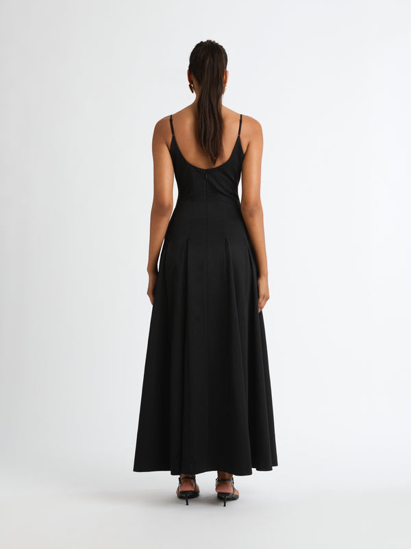 SHEIKE Alexa Maxi Dress Black 1006978 Back Image