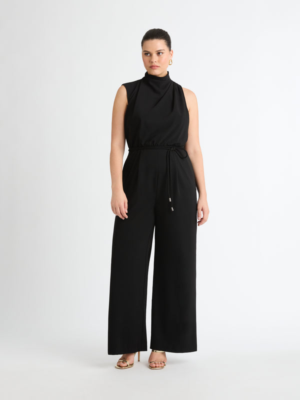 Size12  SHEIKE Camille Jumpsuit Black 1006979 Front Image