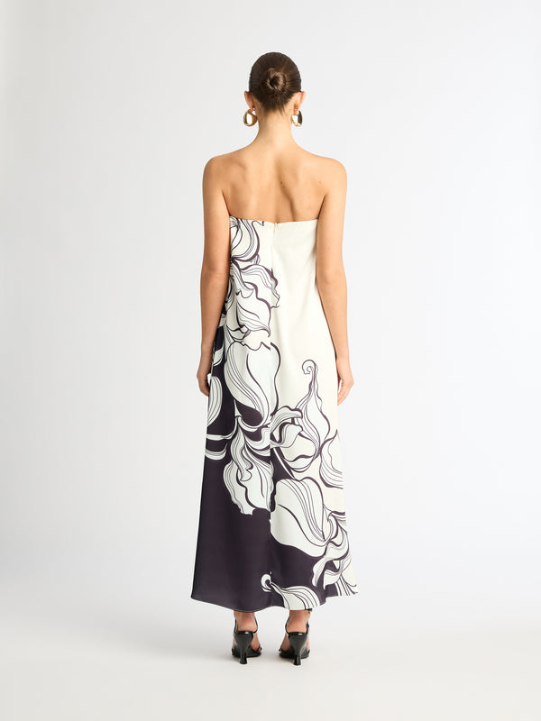 SHEIKE Tommie Maxi Dress Floral 1007007 Back Image