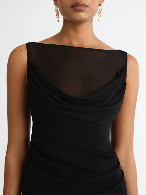 SHEIKE Sorrento Maxi Dress Black 1007017 Detail Image