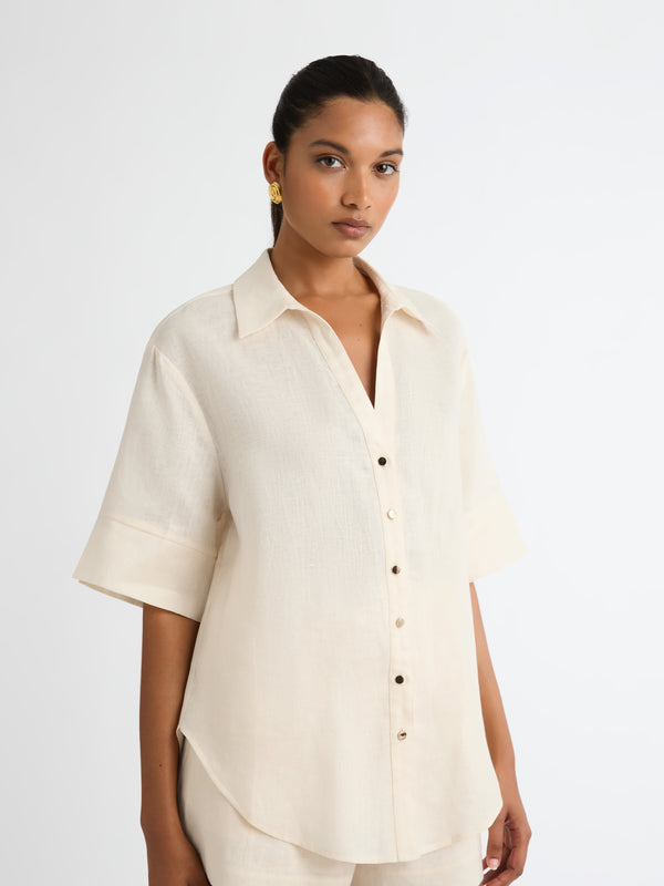 LEO LINEN SHIRT