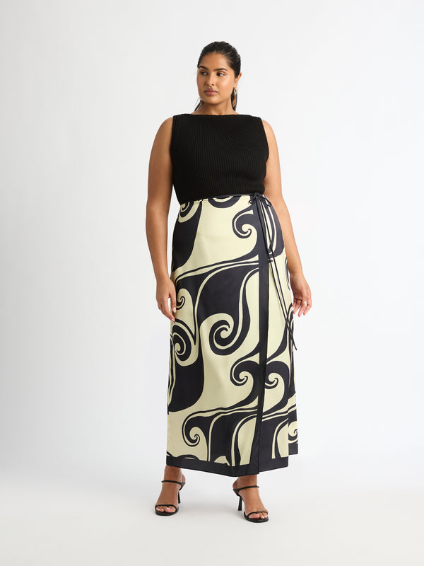 Size16 SHEIKE Oceanic Skirt Print 1007093 Front Image