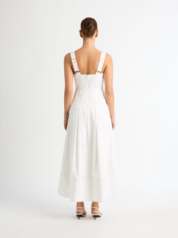 SHEIKE Christina Maxi Dress White 1007107 Back Image