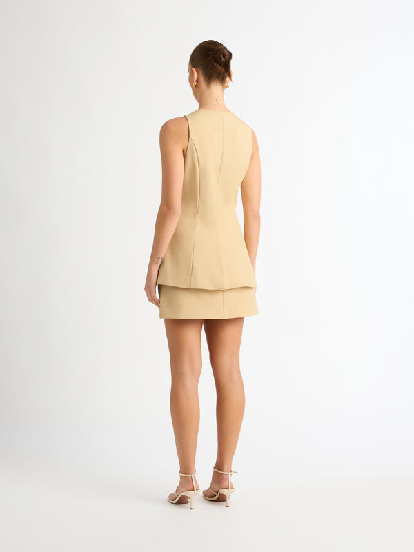 SHEIKE Liaison Vest Tan Sand 1007111 Back Image