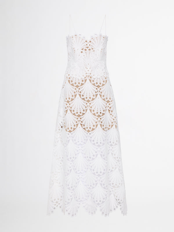 SHEIKE Ella Lace Maxi Dress Ivory 1007118 Ghost Image