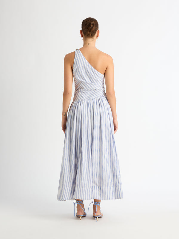 SHEIKE Cannes Midi Dress Stripe 1007119 Back Image