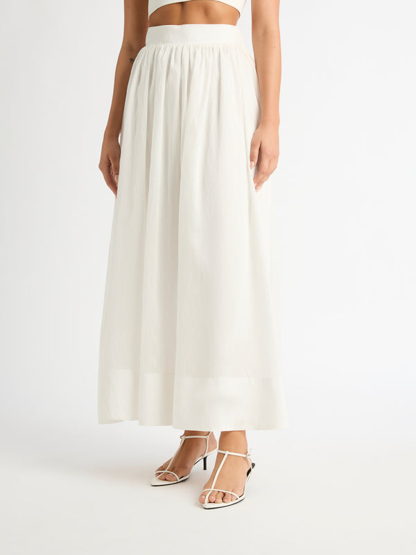 Size8 SHEIKE Marina Maxi Skirt White 1007161 Detail Image