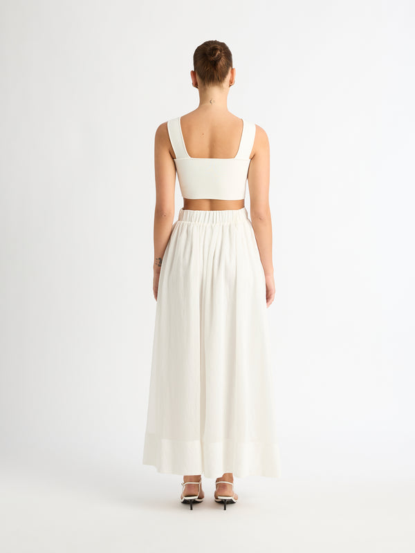 SHEIKE Marina Maxi Skirt White 1007161 Ghost Image