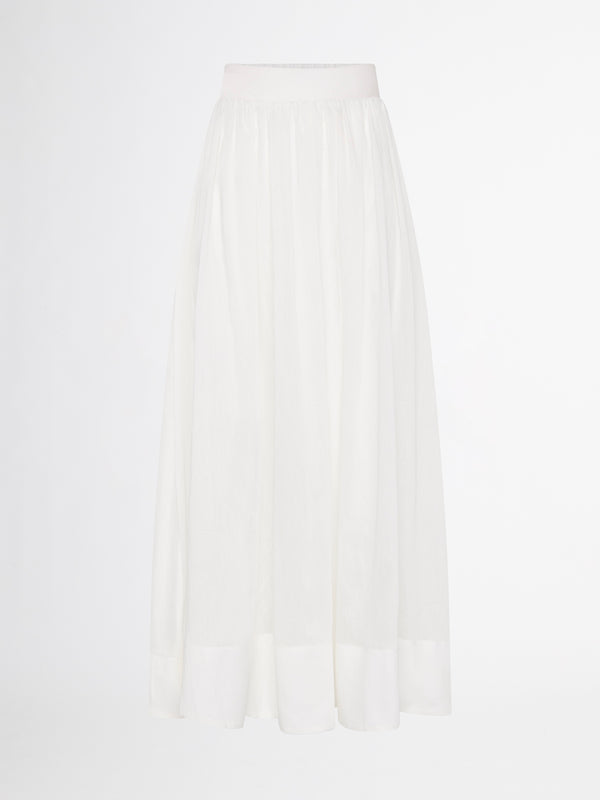 SHEIKE Marina Maxi Skirt White 1007161 Ghost Image