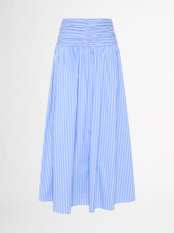 SHEIKE Rumi Stripe Midi Skirt Stripe 1007185 Ghost Image