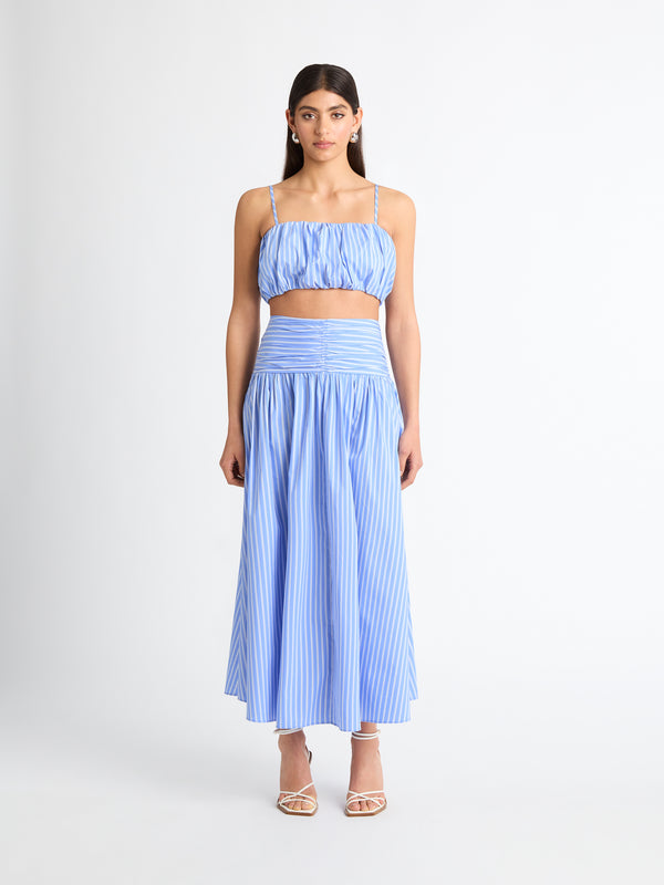 SHEIKE Rumi Stripe Midi Skirt Stripe 1007185 Front Image