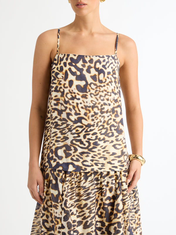 SHEIKE Savannah Maxi Dress Animal Print 1007208 Detail Image