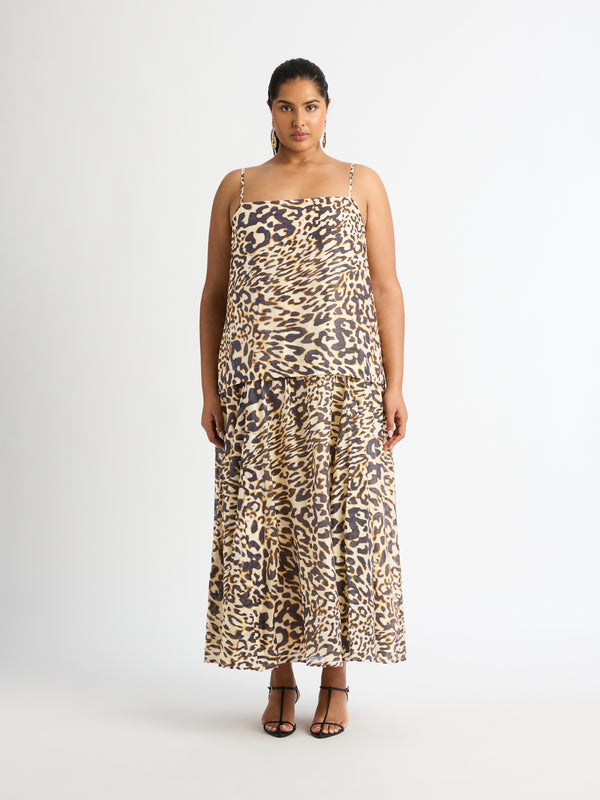 Size16 SHEIKE Savannah Maxi Dress Animal Print 1007208 Front Image