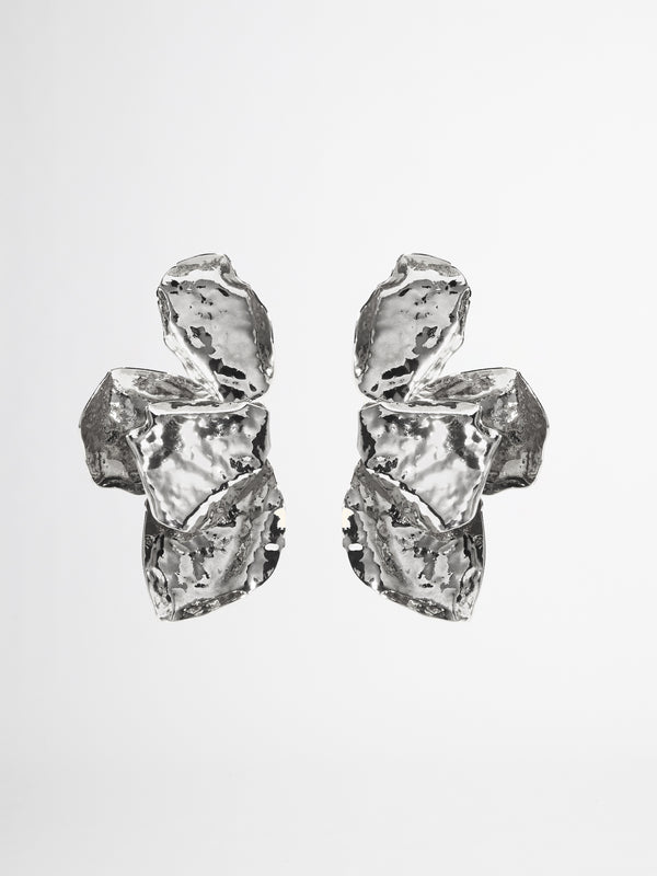 SHEIKE Raye Earrings Silver 1007352 Ghost Image