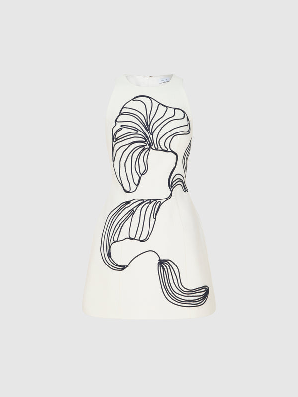 SHEIKE Milos Mini Dress Ivory 1007500 Ghost Image