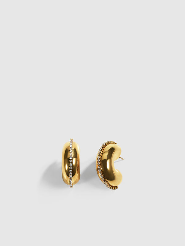 SHEIKE Leo Earrings Gold 1007579 Ghost Image