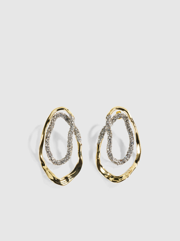 SHEIKE Relic Earrings Gold 1007592 Ghost Image