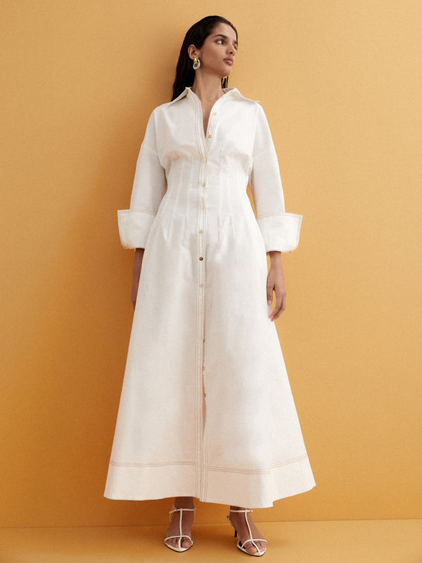 SHEIKE Genevieve Maxi Dress White 1006858 Campaign Image