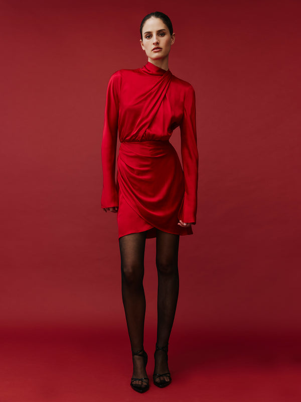 SHEIKE Josie Mini Dress Red 1006797 Campaign Image